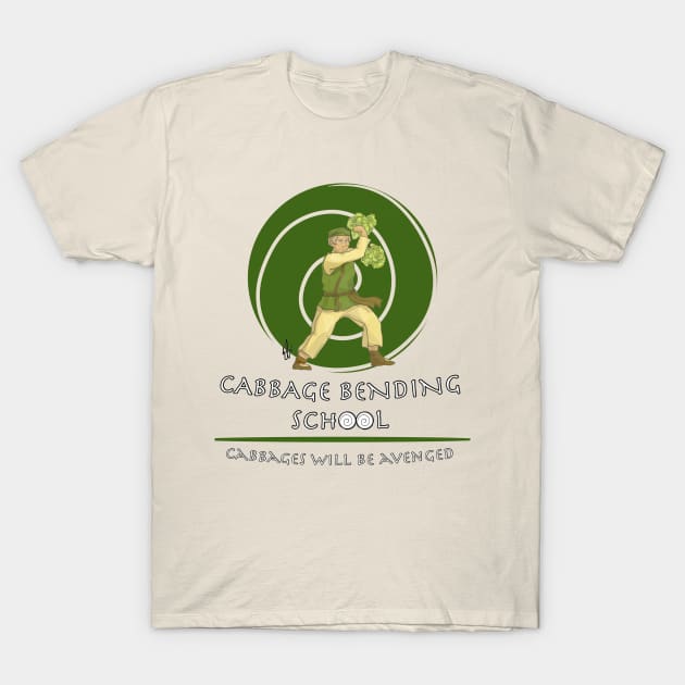 Cabbage Bending T-Shirt by LocalCryptid